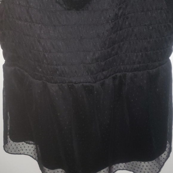 Black empire shirred blouse S Meraki - Picture 4 of 5